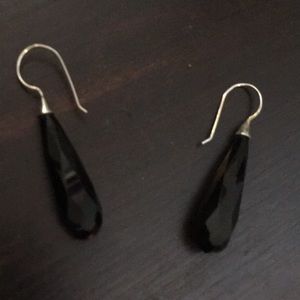 Black onyx earrings